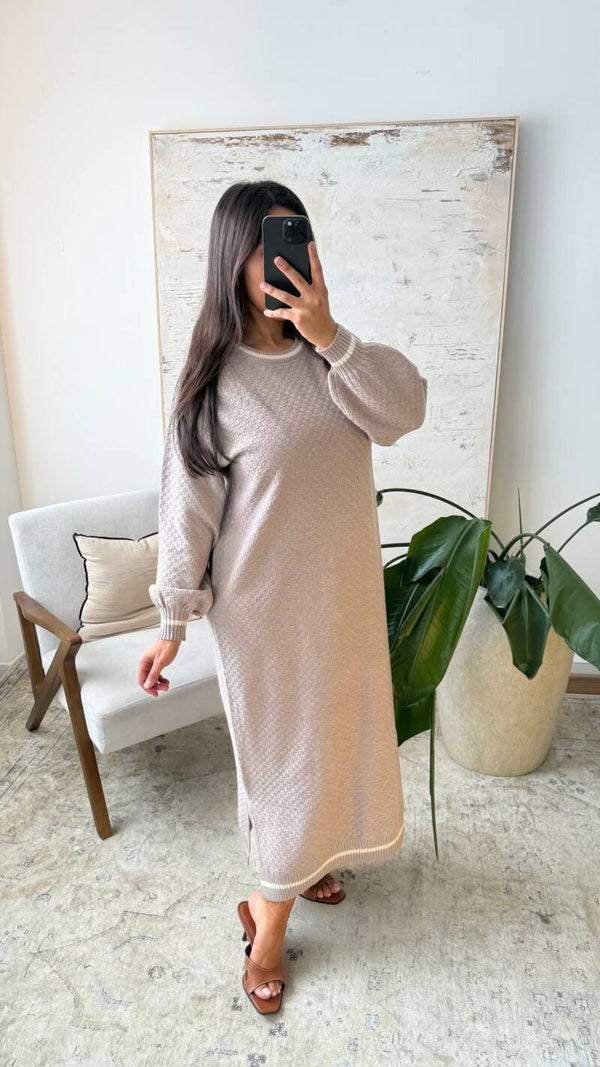 Samia Dress Taupe.