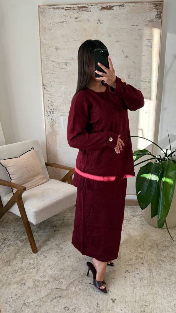 Twinset Rok Houda Bordeaux.