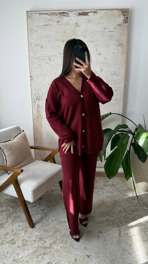 Twinset Liya Bordeaux.