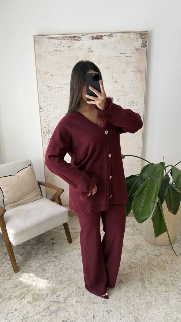 Twinset Hidaya Bordeaux.