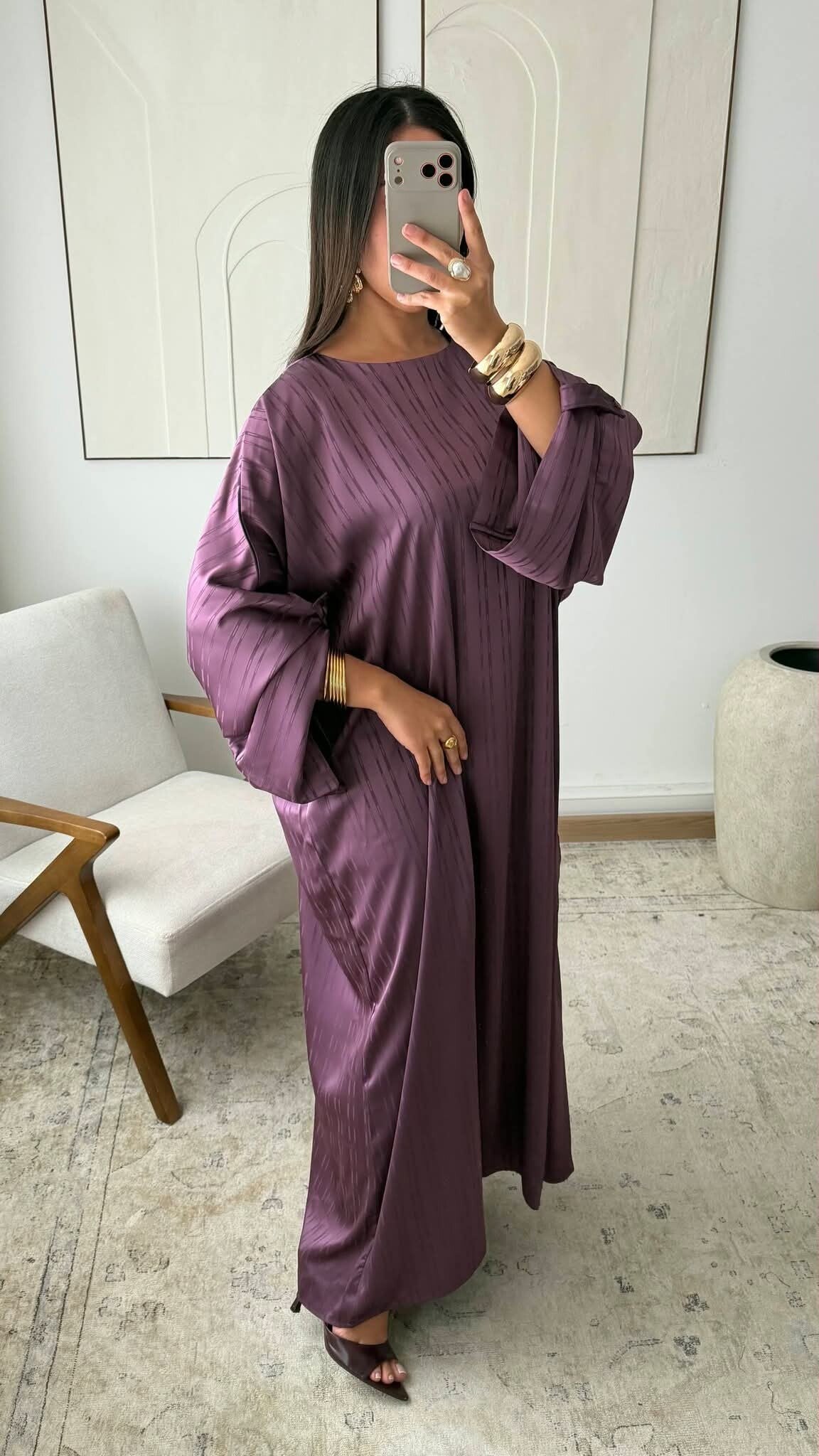 Jurk Souhaila Paars.