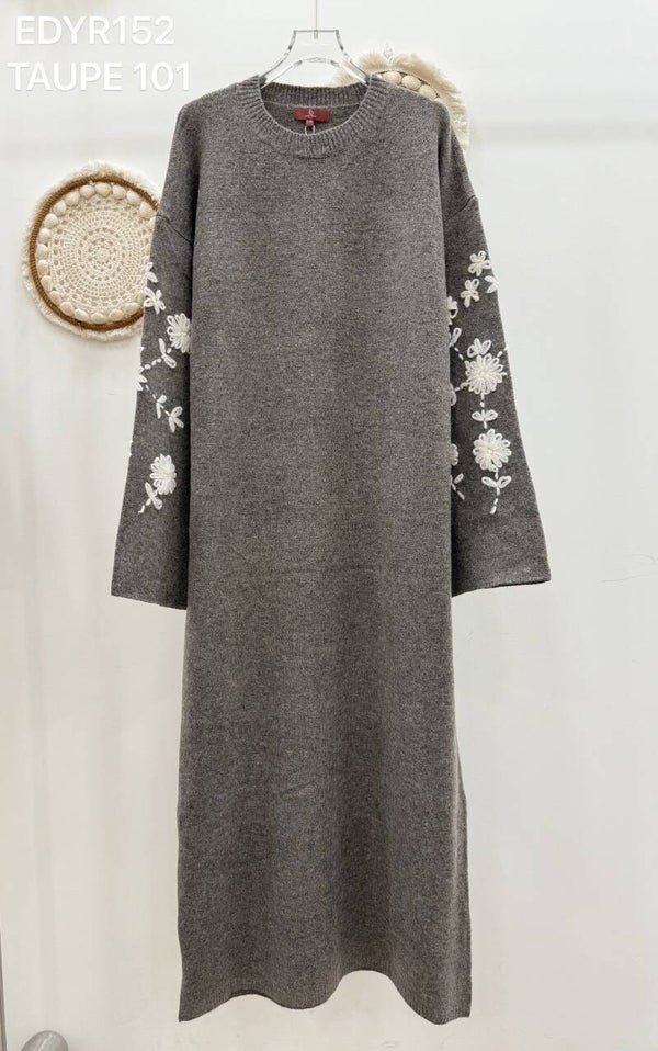 Dress Flower Taupe.