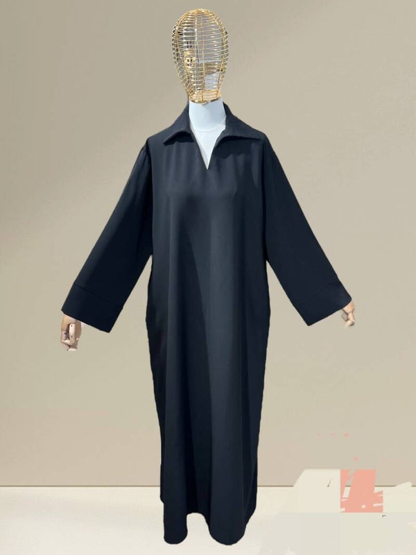 Abaya Noor Zwart.