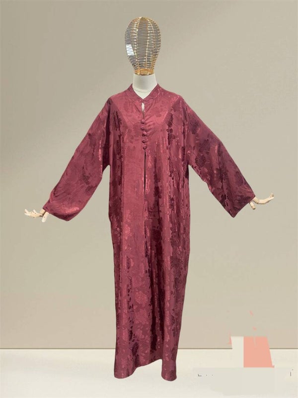 Jurk Mayaar Bordeaux.