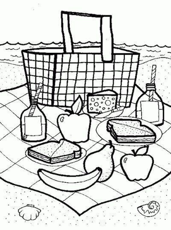 Picknick / ontbijtset gepersonaliseerd voor 2 pers.