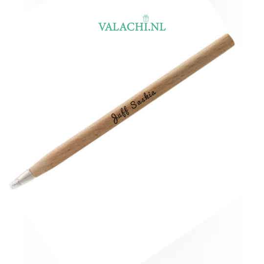 Houten pen naar wens gegraveerd | Pen met naam
