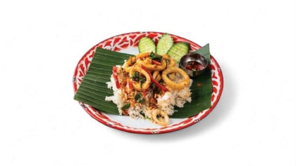 Goong pad prik pao raad khao (ITIS)