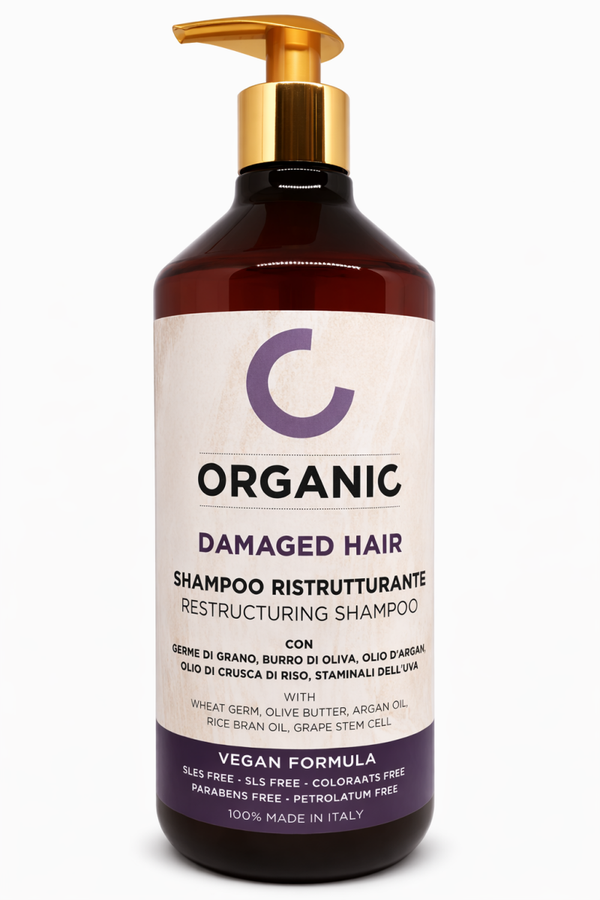 Organic Damaged Hair Repair Shampoo – 1L