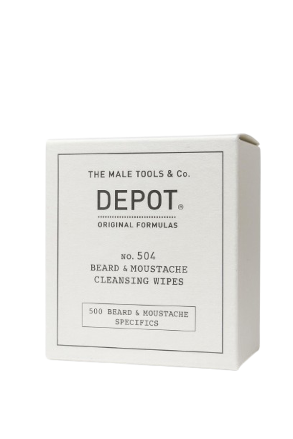 Depot Beard & Moustache Cleansing Wipes
