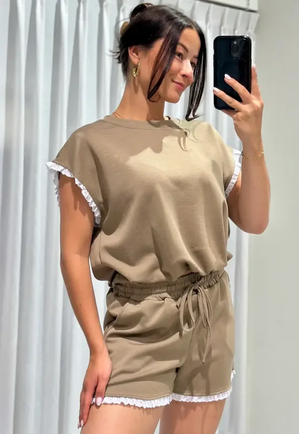 Comfy set kant | Taupe