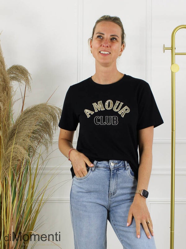 Top Amour Club | Zwart