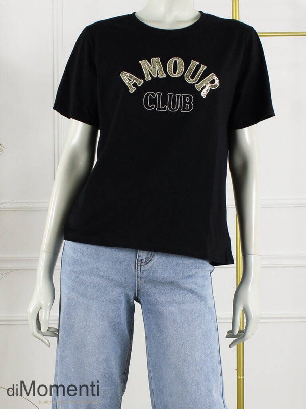 Top Amour Club | Zwart