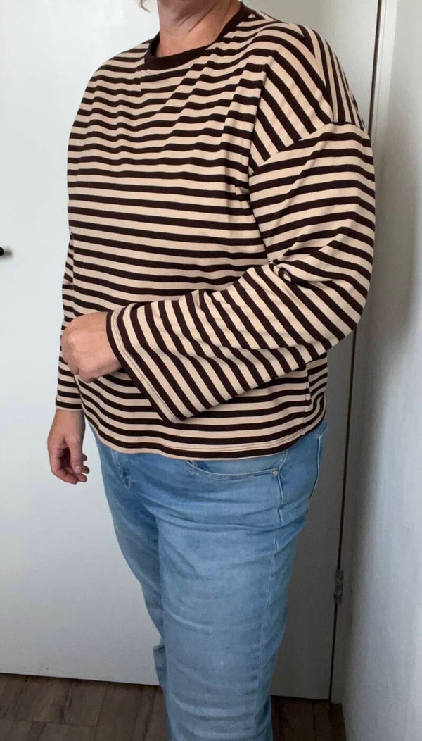 Longsleeves streep t/m XL
