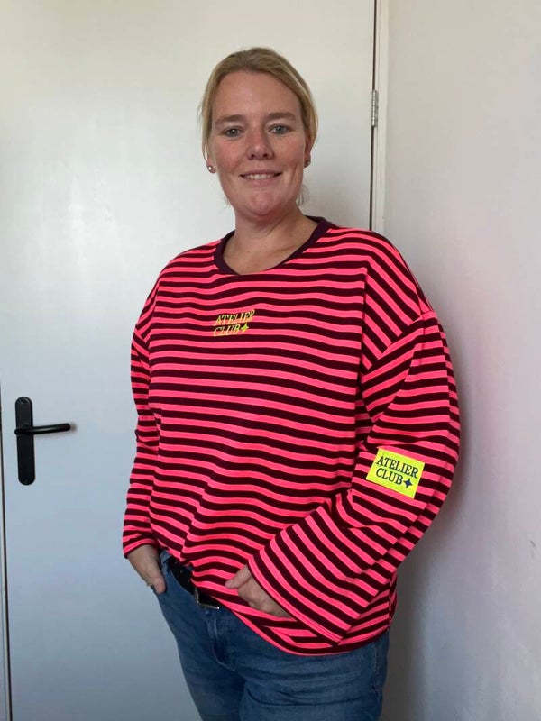 Longsleeves streep Atelier club