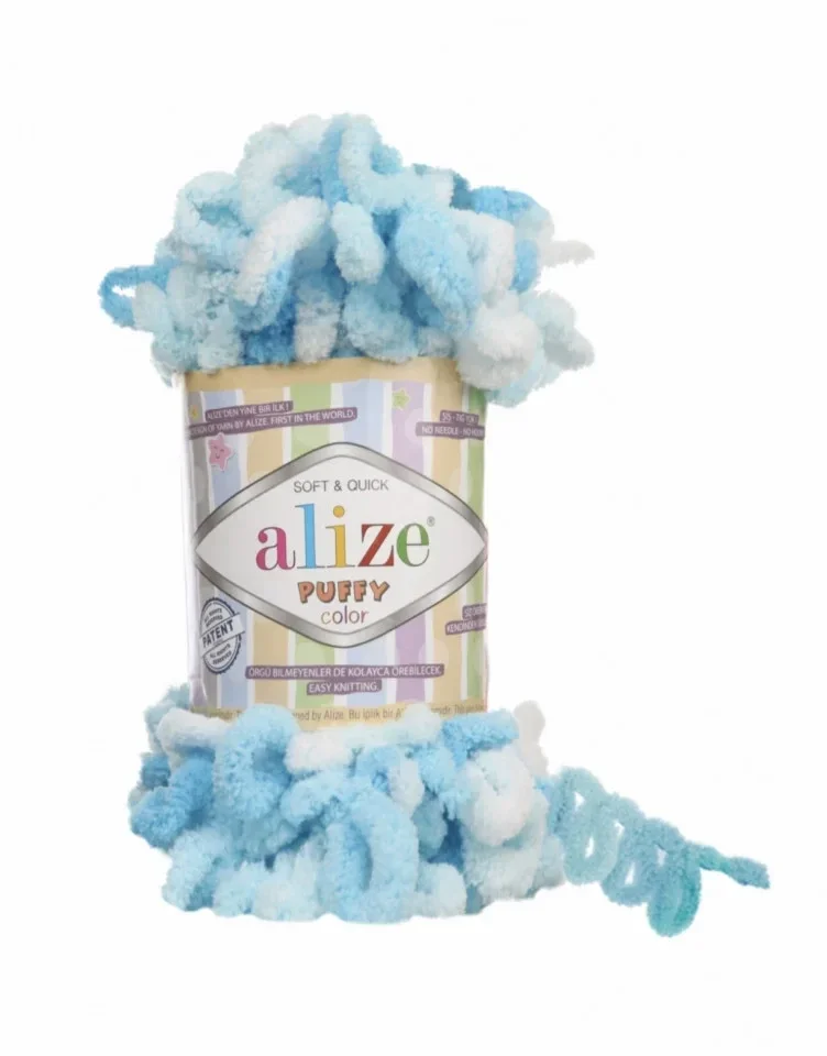 puffy color 5924 licht blauw