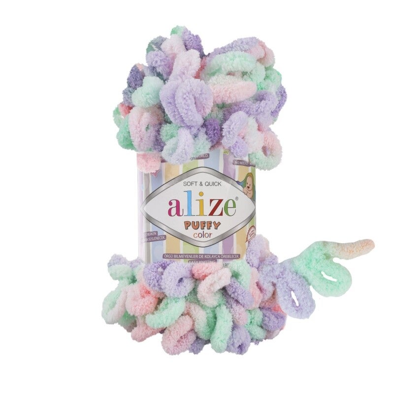 Puffy Color 5938 Lilac Pink Mint