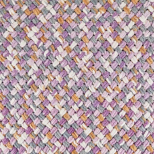 Puffy Color 6522 Dark and light lilac, white, grey, tan