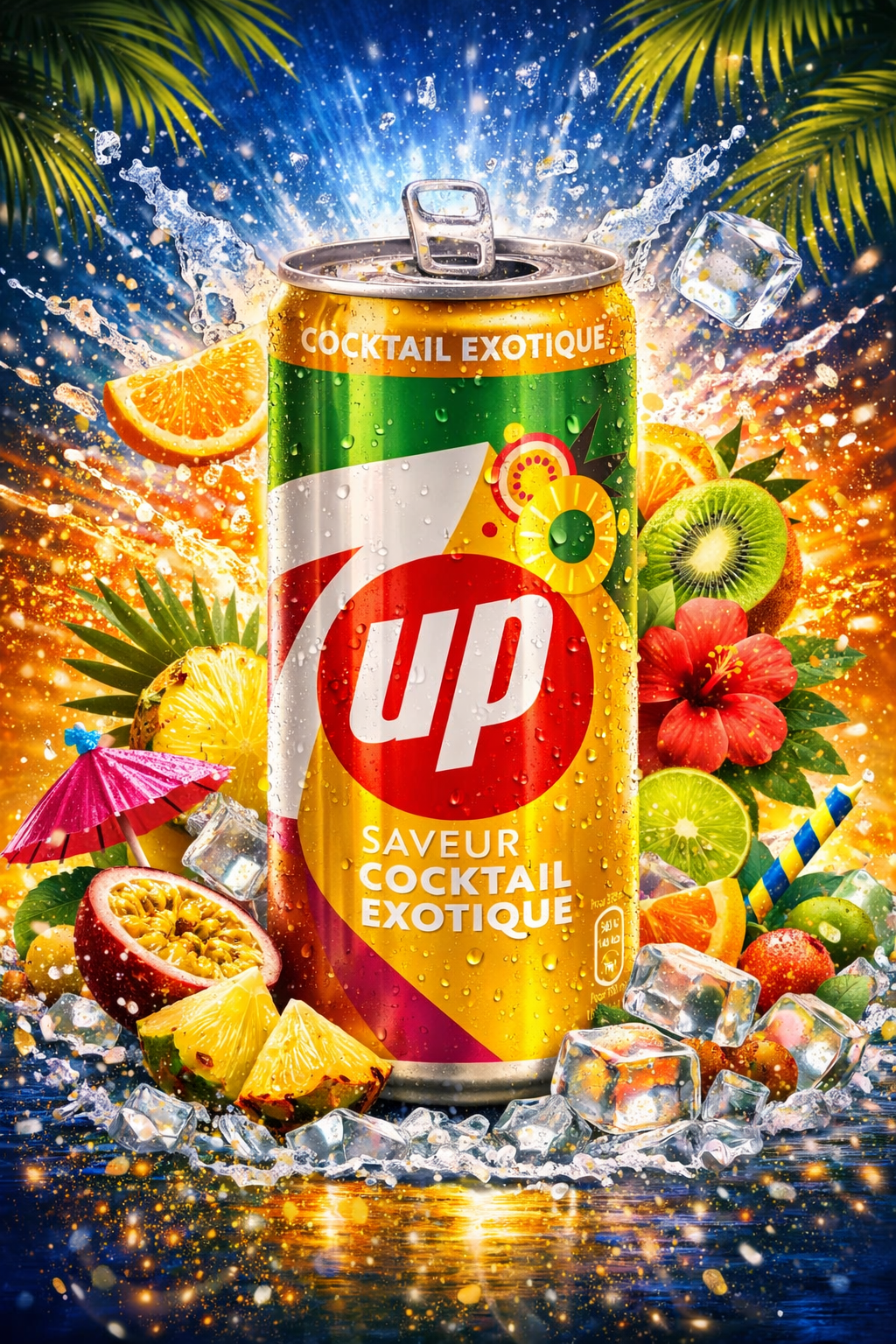 7UP Saveur Cocktail Exotique