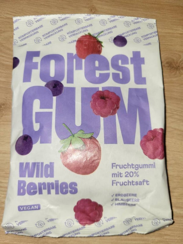 Forest Gum fruit des bois Vegan - 100g