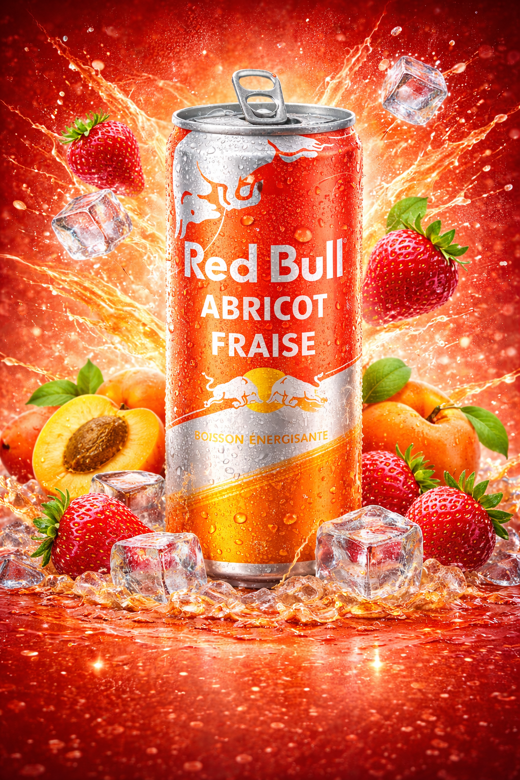 Red Bull Abricot et Fraise - 250ml
