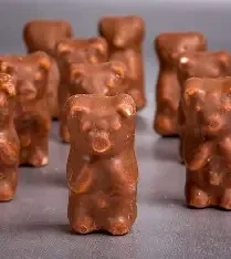 Ourson guimauve chocolat au lait - 100g