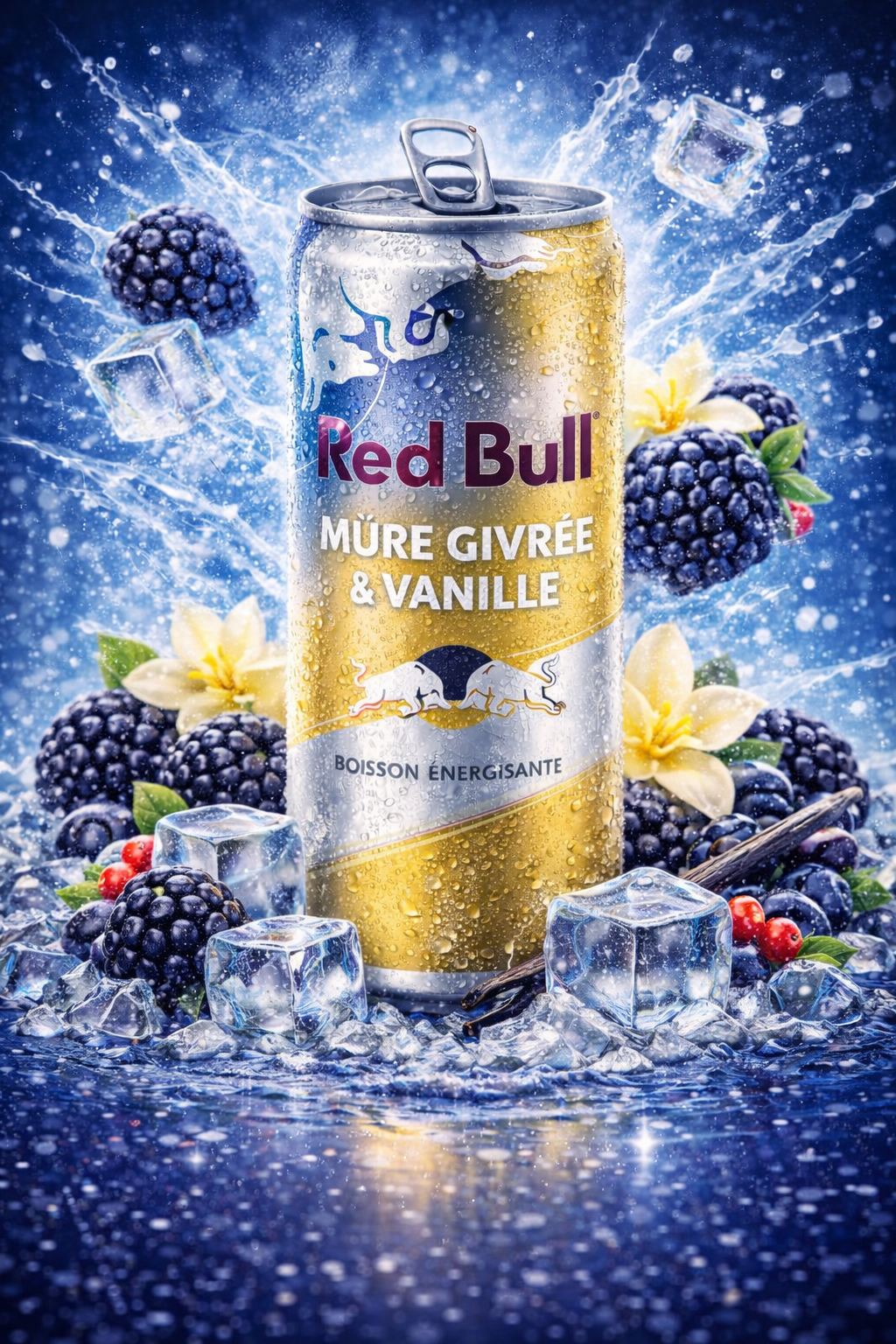 Red Bull The Ice Edition Mûre et Vanille - 250ml
