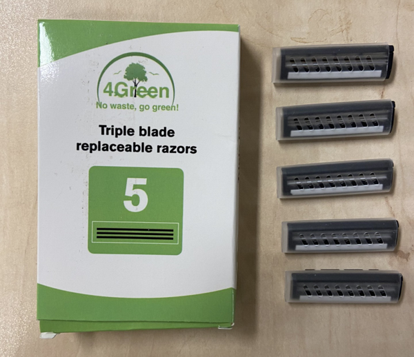 5 pas razor blades