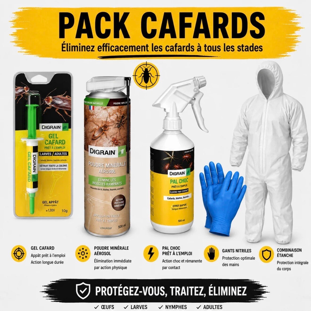 PACK ANTI CAFARDS