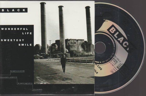 Black Wonderful Life  / Sweetest Smile Cd Single Cardsleeve - France 1987