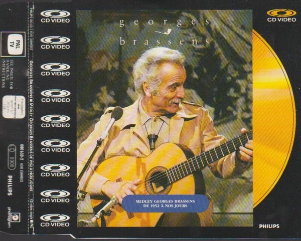 Georges Brassens Medley De 1952 A Nos Jours Cd Maxi Video - Laserdisc