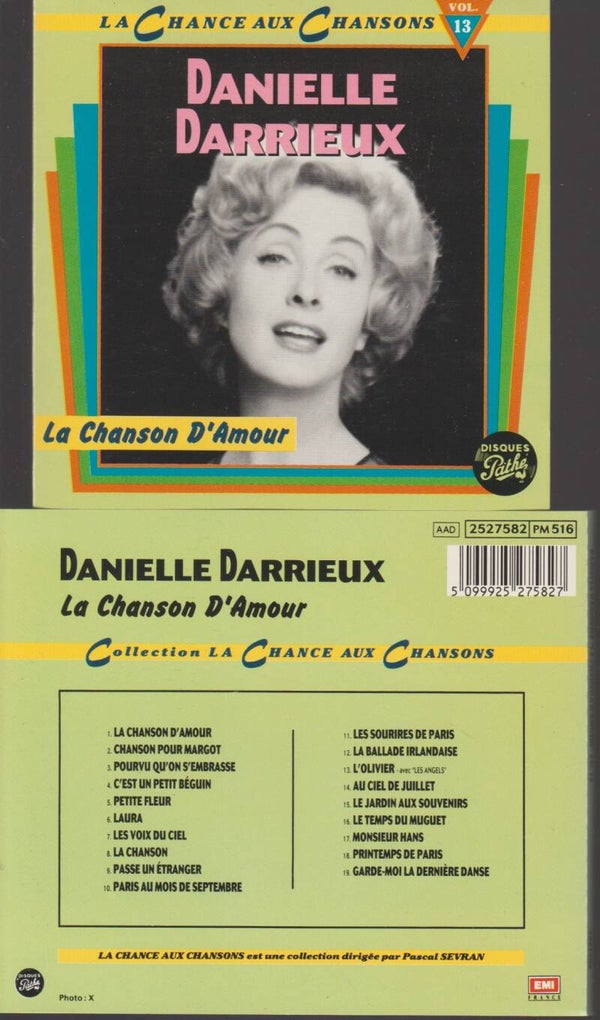 Collection La Chance Aux Chansons Vol 13 Cd Danielle Darieux - La Chanson D'amour