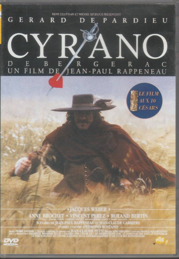 Cyrano De Bergerac Dvd (MR2) Gérard Depardieu