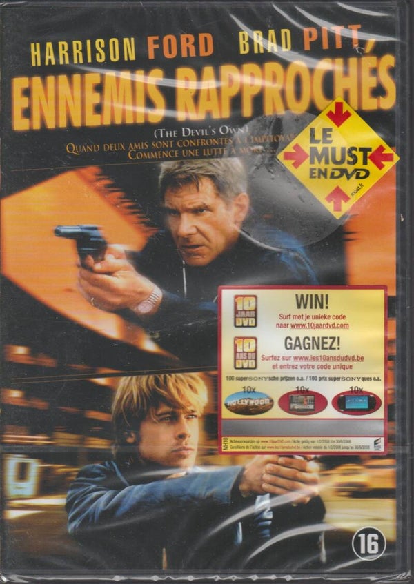 Ennemis Rapprochés Dvd (MR2) Neuf - Harrison Ford Brad Pitt