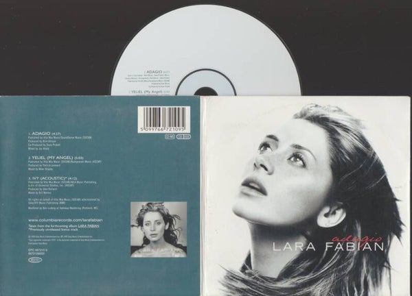Lara Fabian Adagio Cd SIngle 3 Tracks - Gatefold Cardsleeve 1999