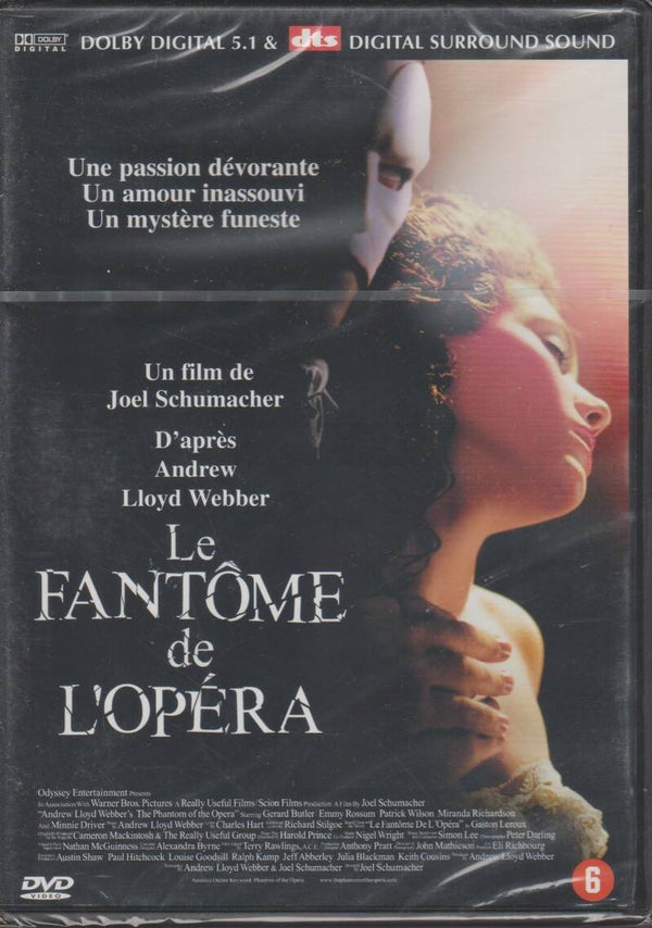 Le Fantôme De L'opéra Dvd (MR2) Neuf - Joel Schumacher