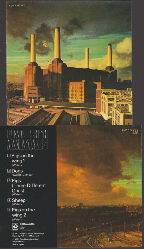 Pink Floyd Animals Cd 1st UK Pressing - 1986 - Variant #2