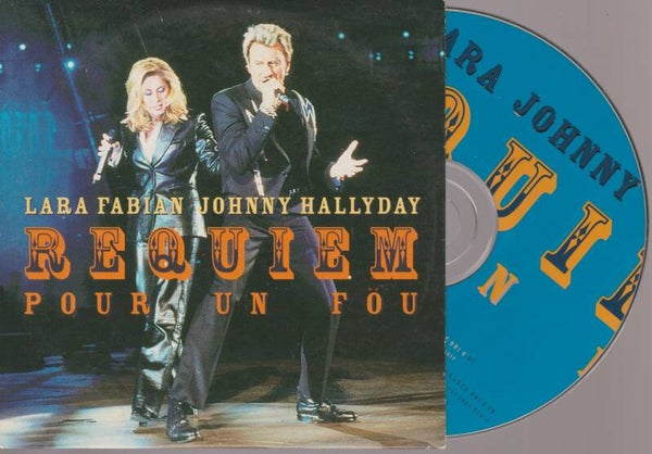 Lara Fabian / Johnny Hallyday Requiem Pour Un Fou Cd Single 1999