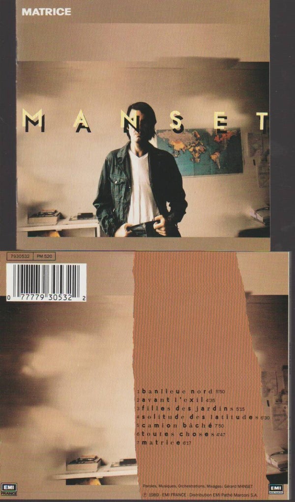 Gérard Manset Cd Matrice 1989