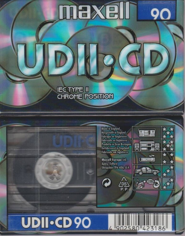 Cassette Tape K7 Maxell 90 UDII CD Neuf x1 Made In England 1998-2000