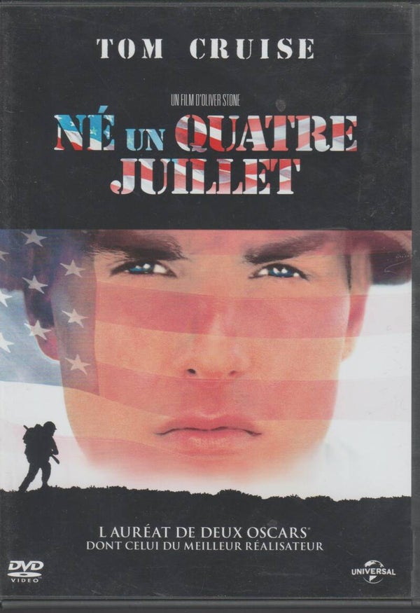 Né Un Quatre 4 Juillet Dvd (MR2) Oliver Stone Tom Cruise