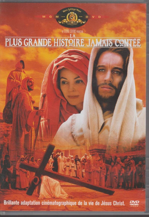 La Plus Grande Histoire Jamais Contée Dvd (MR2) Film sur La Vie De Jésus