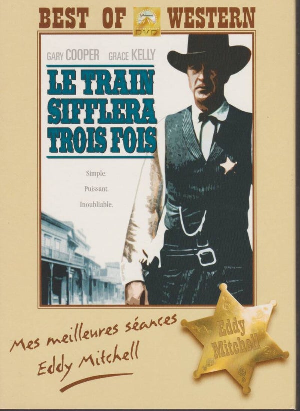 Le Train Sifflera Trois Fois Dvd Gary Cooper Grace Kelly (MR1) Collection Eddy Mitchell Western