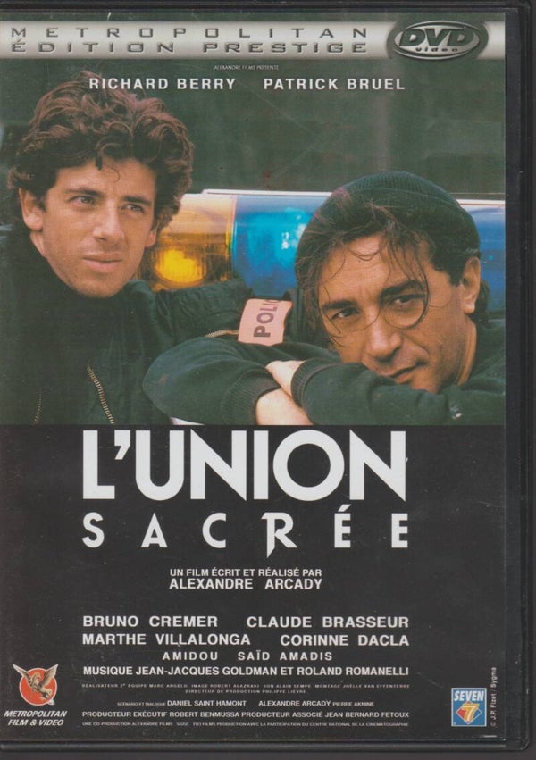 L'union Sacrée Dvd (MR2) Patrick Bruel Richard Berry