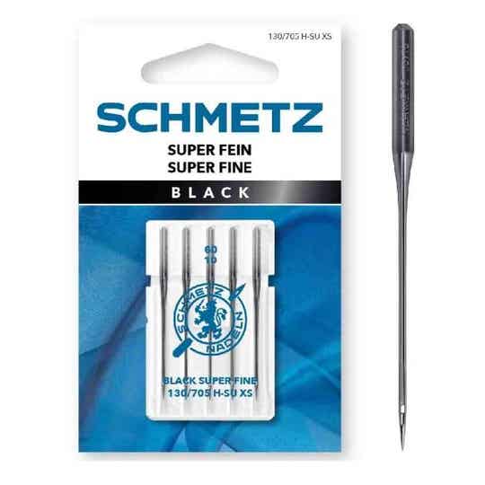 Schmetz naaimachinenaalden Black super fijn