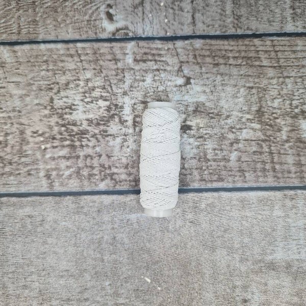 Elastisch naaigaren 0.5mm wit