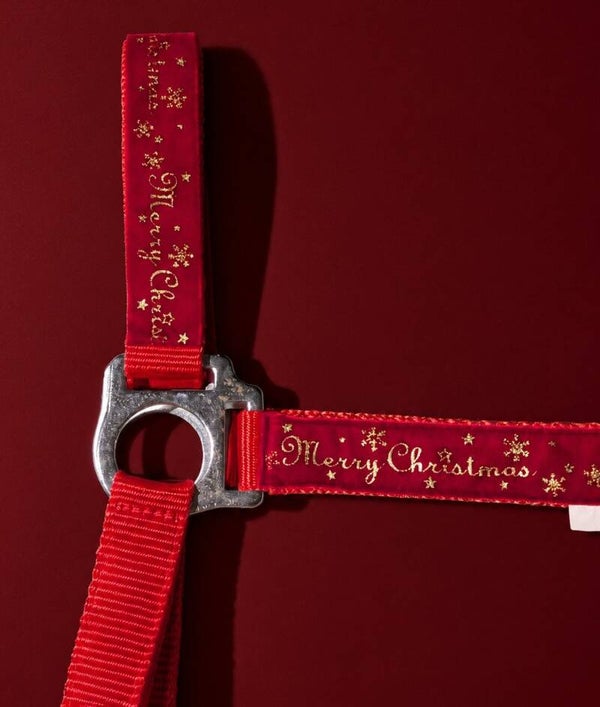 Velvet Merry Christmas Halster