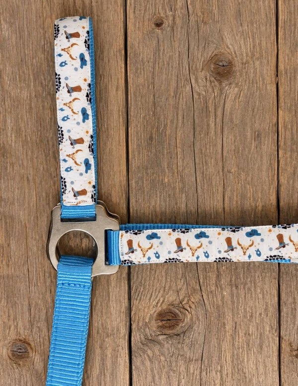 Blauw CowBoy Halster