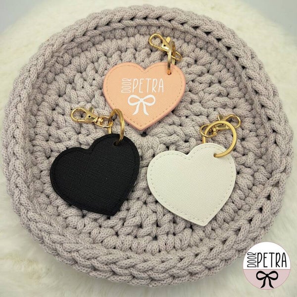 Sleutelhanger - Hart met naam