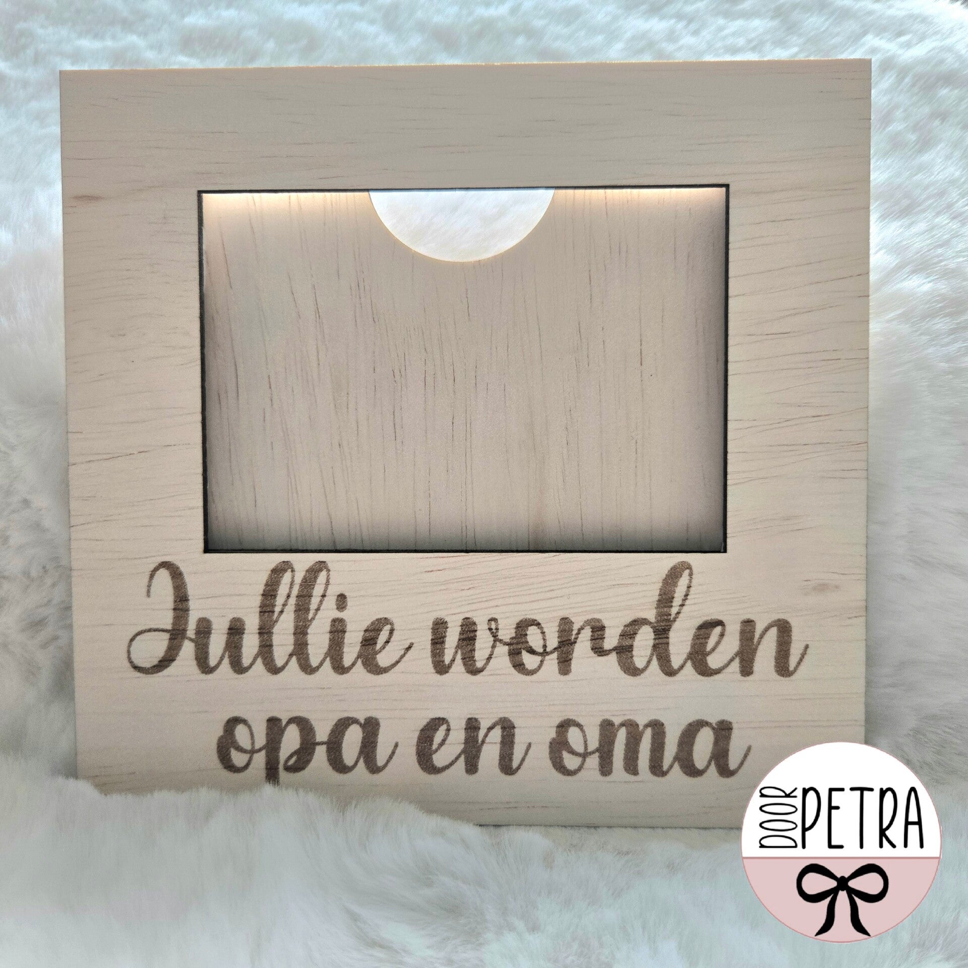 Echofotolijst - Eigen tekst