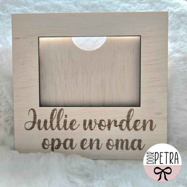 Echofotolijst - Eigen tekst